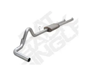 Diamond Eye Performance 3.5 Inch Dual In Single Out Pass Aluminized Catback Exhaust w/ Muffler Toyota Tundra 5.7L 2010-2014