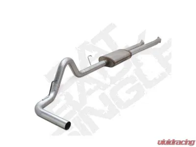 Diamond Eye Performance 3.5 Inch Dual In Single Out Pass Aluminized Catback Exhaust w/ Muffler Toyota Tundra 5.7L 2010-2014 - K3424A