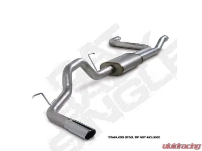 Diamond Eye Performance 3.5 Inch Single Side Aluminized Catback Exhaust w/ Muffler Nissan Titan 5.6L 2004-2012 - K3520A