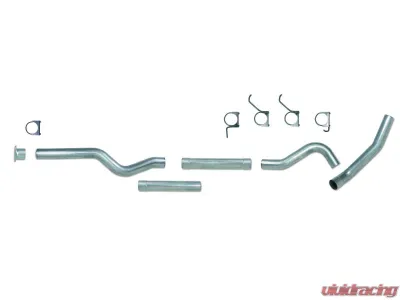 Diamond Eye Performance 4 Inch Aluminized Exhaust System w/out Muffler Chevrolet Silverado | GMC Sierra 2500 | 3500 6.6L Duramax 2001-2005 - K4110A-RP