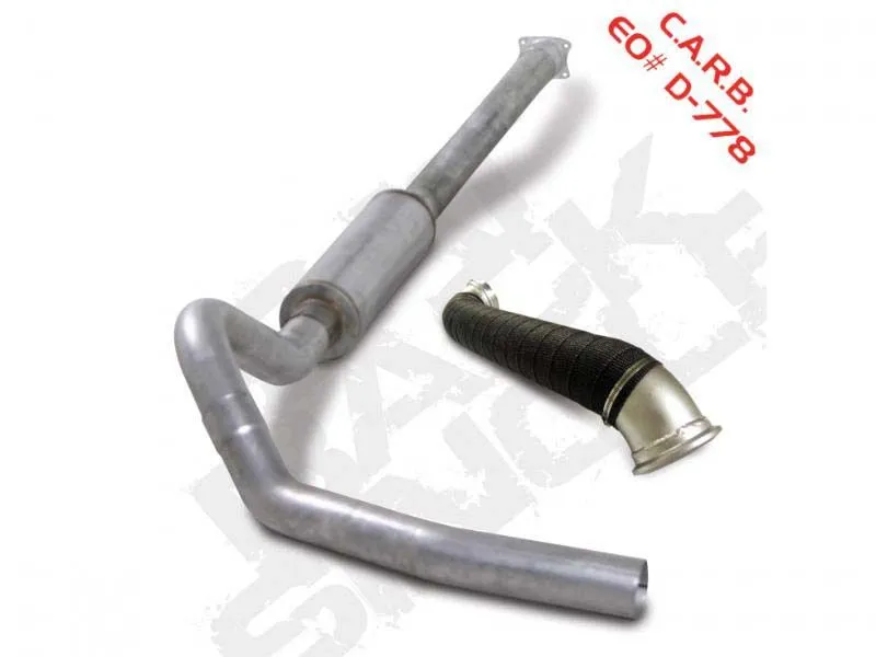 Diamond Eye Performance 4 Inch Pass Aluminized Catback Exhaust w/ Muffler Chevrolet Silverado | GMC Sierra 2500 | 3500 6.6L LLY 2004-2005 - K4120A