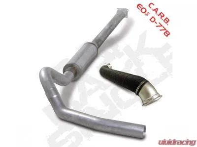 Diamond Eye Performance 4 Inch Pass Aluminized Catback Exhaust w/ Muffler Chevrolet Silverado | GMC Sierra 2500 | 3500 6.6L LLY 2004-2005 - K4120A
