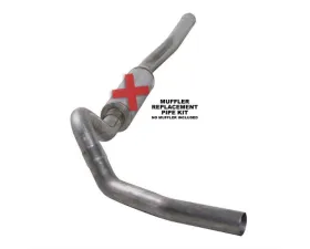 Diamond Eye Performance 4 inch Single Pass Stainless Catback Exhaust No Muffler Chevrolet Silverado | GMC Sierra 2500 | 3500 2006-2007