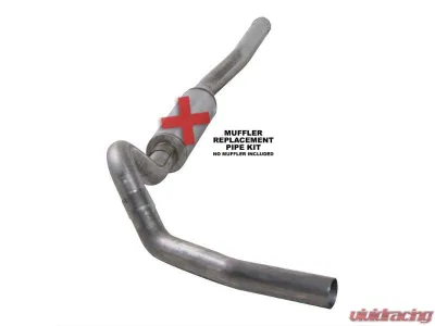 Diamond Eye Performance 4 inch Single Pass Stainless Catback Exhaust No Muffler Chevrolet Silverado | GMC Sierra 2500 | 3500 2006-2007 - K4122S-RP