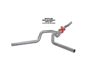 Diamond Eye Performance 4 Inch Split Rear/Side Aluminized Catback Exhaust No Muffler Chevrolet Silverado | GMC Sierra 2500 | 3500 2006-2007