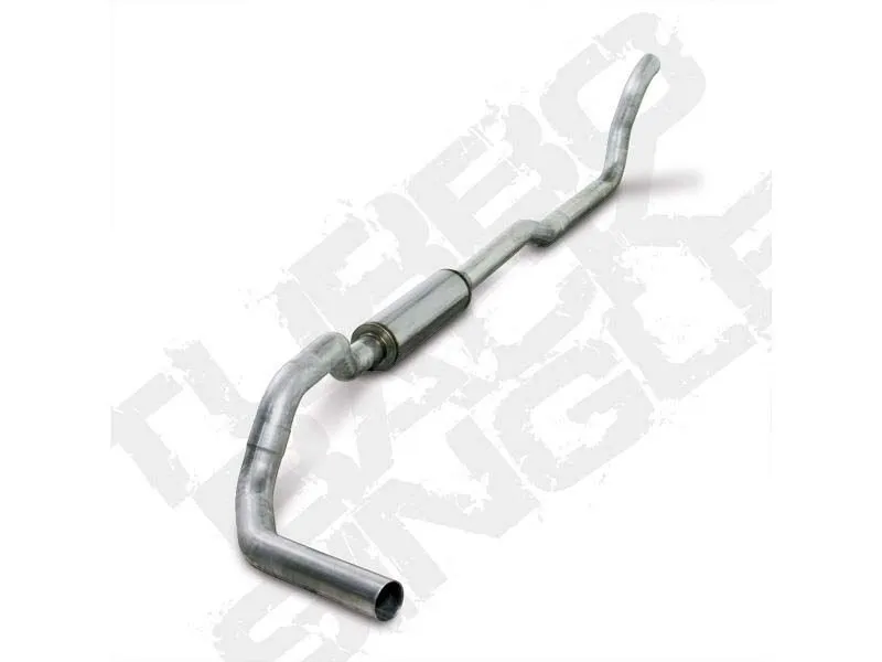 Diamond Eye Performance 4 Inch Aluminized Turbo Back Exhaust w/ Muffler Dodge RAM 2500 | 3500 Long Bed RWD 1989-1993 - K4209A
