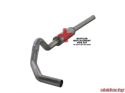 Diamond Eye Performance 4 Inch Pass Exit Stainless Catback Exhaust No Muffler Dodge RAM 2500 | 3500 5.9L Cummins 2004-2007 - K4234S-RP