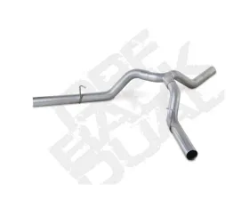 Diamond Eye Performance 4 Inch Dual Split Rear Aluminized DPF Back Exhaust RAM 2500 6.7L 4 Door Crew Short Box 2014