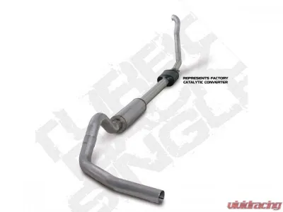Diamond Eye Performance 4 Inch Single In/Out Pass Aluminum Turbo Back Exhaust w/ Muffler Ford F250 | F350 Superduty 1994-1997 - K4306A