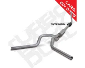 Diamond Eye Performance 4 Inch Single In/Out Split Rear/Side Aluminum Turbo Back Exhaust w/ Muffler Ford F250 | F350 1994-1997