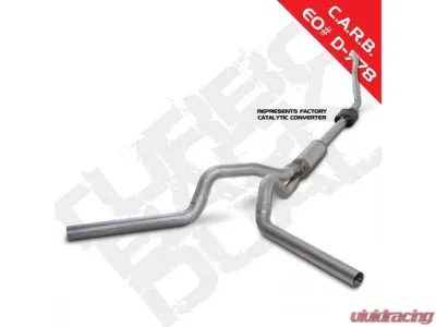 Diamond Eye Performance 4 Inch Single In/Out Split Rear/Side Aluminum Turbo Back Exhaust w/ Muffler Ford F250 | F350 1994-1997 - K4308A