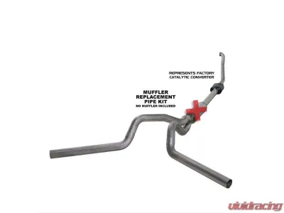 Diamond Eye Performance 4 inch Single/Dual Split Rear/Side Stainless Turbo Back Exhaust No Muffler Ford F250 | F350 1994-1997 - K4308S-RP