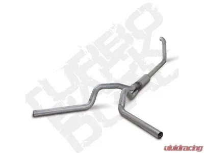 Diamond Eye Performance 4 Inch Split Rear/Side Aluminum Turbo Back Exhaust w/ Muffler Ford F250 | F350 Superduty 1999-2003 - K4320A