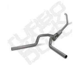 Diamond Eye Performance 4 inch Single In/Out Split Rear/Side Stainless Turbo Back Exhaust w/ Muffler Ford F250 | F350 1999-2003