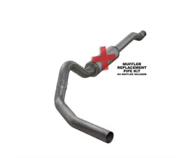 Diamond Eye Performance 4 inch Single Side Stainless Catback Exhaust No Muffler Ford F250 | F350 Superduty 6.0L 2003-2007
