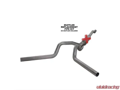 Diamond Eye Performance 4 Inch Split Rear/Side Stainless Catback Exhaust No Muffler Ford F250 | F350 Superduty 6.0L 2003-2007 - K4340S-RP