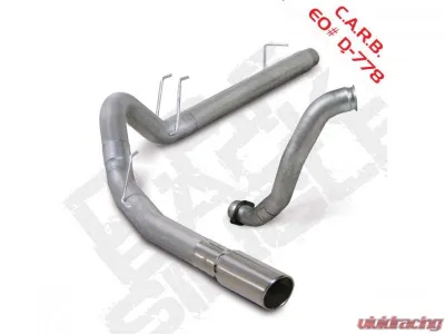 Diamond Eye Performance 4 Inch Single Passenger Side Aluminized DPF Back Exhaust Ford F250 | F350 6.4L Power Stroke 2008-2010 - K4363A
