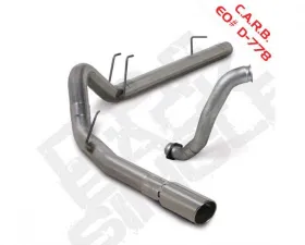 Diamond Eye Performance 4 Inch Single Passenger Side Stainless DPF Back Exhaust Ford F250 | F350 6.4L Power Stroke 2008-2010