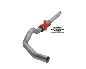Diamond Eye Performance 5 Inch Single Pass Aluminum Catback Exhaust No Muffler Ford F250 | F350 Superduty 7.3L 1994-1997
