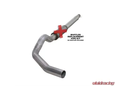 Diamond Eye Performance 5 Inch Single Pass Aluminum Catback Exhaust No Muffler Ford F250 | F350 Superduty 7.3L 1994-1997 - K5316A-RP
