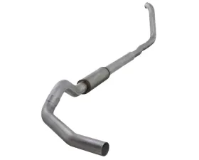 Diamond Eye Performance 5 Inch Single In/ Single Out Pass Turbo Back Exhaust w/ Muffler Aluminum Ford F250 | F350 2000-2003