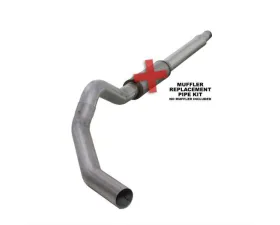 Diamond Eye Performance 5 Inch Single Pass Aluminized Catback Exhaust No Muffler Ford F250 | F350 Superduty 6.0L 2003-2007