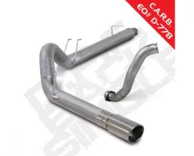 Diamond Eye Performance 5 Inch Single Passenger Side Aluminized DPF Back Exhaust Ford 6.4L Power Stoke F250 | F350 2008-2010