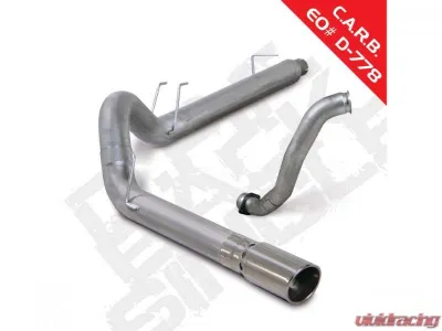 Diamond Eye Performance 5 Inch Single Passenger Side Aluminized DPF Back Exhaust Ford 6.4L Power Stoke F250 | F350 2008-2010 - K5371A