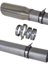 Diamond Eye Performance 4 Inch Quick Connect Couplers 6 CNC Machined Flanges and 2 V-Band Clamp                                     - QC400-6 - Image 2