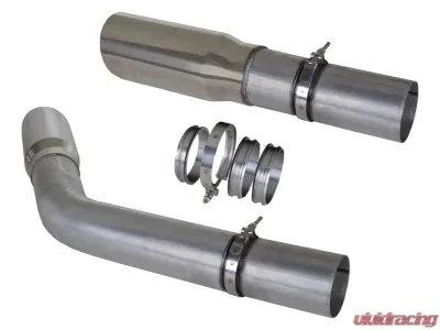 Diamond Eye Performance 5 Inch Quick Connect Couplers 3 CNC Machined Flanges and 1 V-Band Clamp - QC500-3