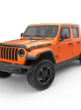 EGR Dark Smoke Superguard Hood Shield Jeep Wrangler| Gladiator 2018-2023                                     - 305251 - Image 3
