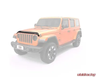 EGR Dark Smoke Superguard Hood Shield Jeep Wrangler| Gladiator 2018-2023 - 305251