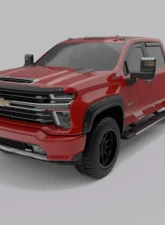 EGR In-Channel Window Visors Dark Smoke Chevrolet Silverado 1500 Crew Cab 2019                                     - 571651 - Image 5