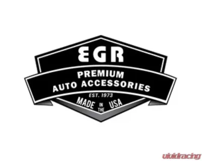 EGR In-Channel Window Visors Dark Smoke Chevrolet Silverado 1500 Crew Cab 2019 - 571651