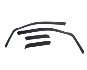 EGR In-Channel Window Visors Matte Black Chevrolet Silverado 1500 Crew Cab 2019