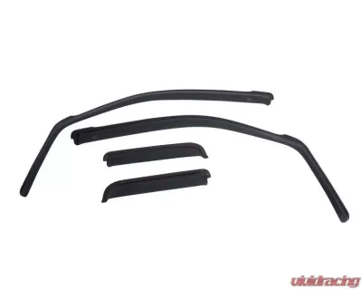 EGR In-Channel Window Visors Matte Black Chevrolet Silverado 1500 Crew Cab 2019 - 571655