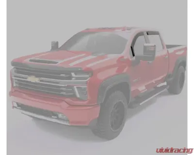 EGR In-Channel Window Visors Matte Black Chevrolet Silverado 1500 Crew Cab 2019 - 571655