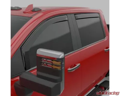 EGR In-Channel Window Visors Dark Smoke Chevrolet Silverado 2500 | 3500 HD Double Cab 2020 - 571661