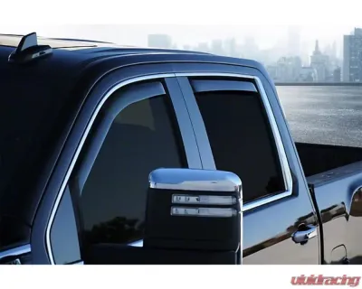 EGR Matte Black In-Channel Window Visors Chevrolet Silverado Heavy Duty 2020-2023 - 571665