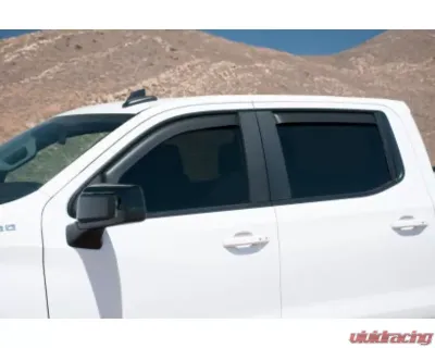 EGR In-Channel Window Visors Dark Smoke Chevy 1500 Crew Cab 2019 - 571691