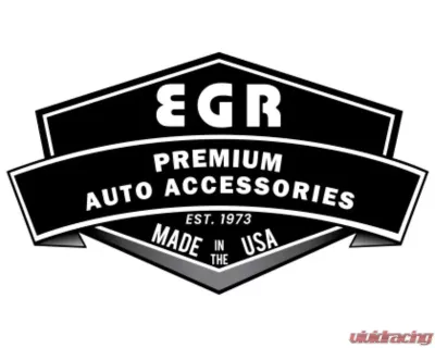 EGR In-Channel Window Visors Dark Smoke Chevy 1500 Crew Cab 2019 - 571691
