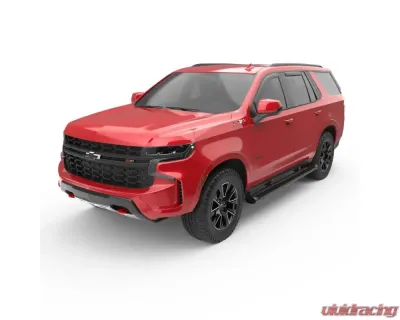 EGR Matte Black Front | Rear Set In-Channel Window Visors Chevrolet Tahoe 2021-2023 - 571885