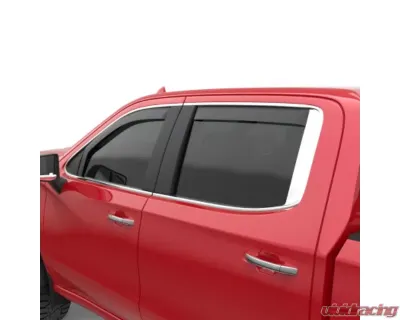 EGR In-Channel Window Visors Matte Chevrolet Silverado 1500 Double Cab 2019 - 571895