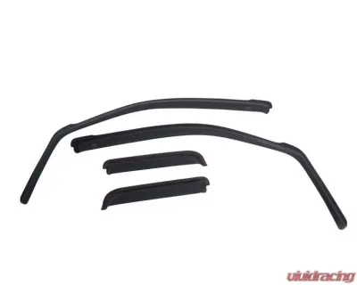 EGR In-Channel Window Visors Set of 4 Dark Smoke Ram HD Crew | Mega Cab 2020-2023 - 572861