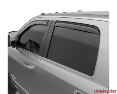 EGR In-Channel Window Visors Set of 4 Dark Smoke Ram HD Crew | Mega Cab 2020-2023 - 572861