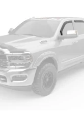 EGR In-Channel Window Visors Set of 4 Dark Smoke Ram HD Crew | Mega Cab 2020-2023                                     - 572861 - Image 4
