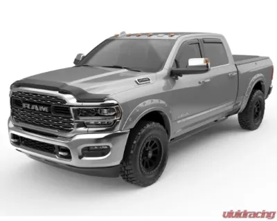 EGR In-Channel Window Visors Set of 4 Dark Smoke Ram HD Crew | Mega Cab 2020-2023 - 572861