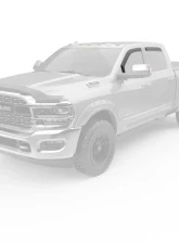 EGR Matte Black Crew Cab Front | Rear Set In-Channel Window Visors Dodge Ram 2500 | 3500 2019-2023                                     - 572865 - Image 2