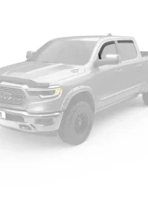EGR Matte Black Extended Cab Front | Rear Set In-Channel Window Visors Dodge Ram 1500 2019-2023                                     - 572965 - Image 3