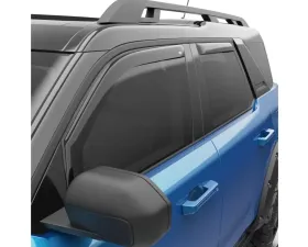 EGR Dark Smoked 4 Door In-Channel Window Visors Ford Bronco Sport 2021-2025